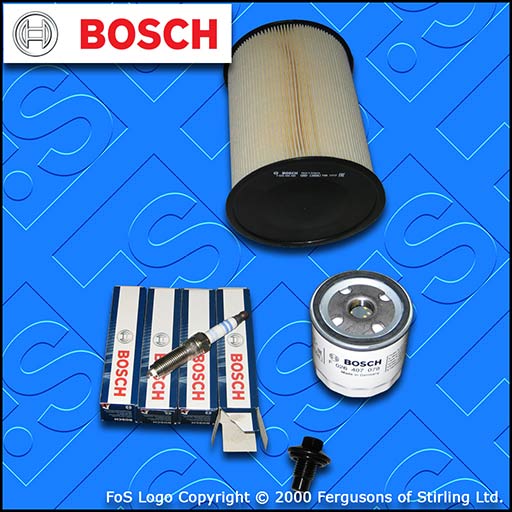 SERVICE KIT for FORD FOCUS MK3 1.5 ECOBOOST BOSCH OIL AIR FILTER PLUGS 2014-2018