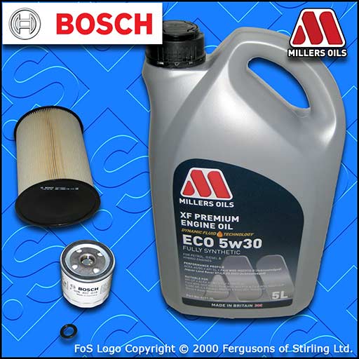SERVICE KIT for FORD C-MAX 1.6 OIL AIR FILTERS +ECO OIL (2007-2010)