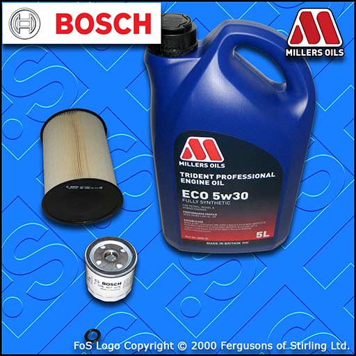SERVICE KIT for FORD C-MAX 1.6 OIL AIR FILTERS +LL OIL (2007-2010)