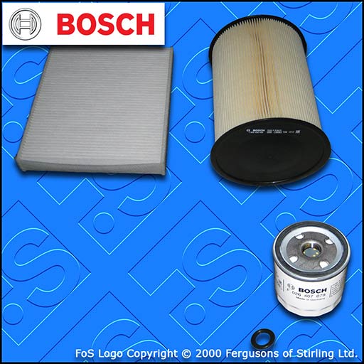 SERVICE KIT for FORD C-MAX 1.6 BOSCH OIL AIR CABIN FILTERS (2007-2010)