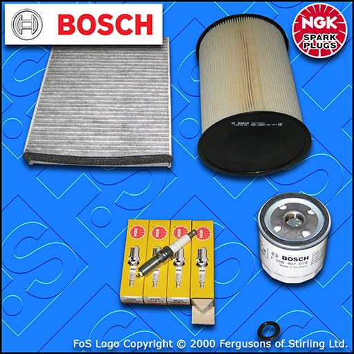 SERVICE KIT for FORD FOCUS MK3 1.6 TI-VCT OIL AIR CABIN FILTER PLUGS (2010-2012)