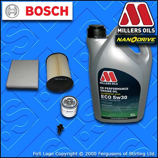 SERVICE KIT FORD FOCUS MK3 1.5 ECOBOOST OIL AIR CABIN FILTER +5w30 OIL 2014-2018