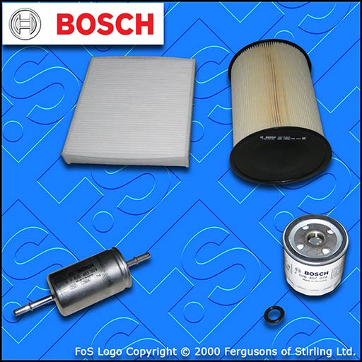 SERVICE KIT for VOLVO C30 1.6 BOSCH OIL AIR FUEL CABIN FILTERS (2007-2012)