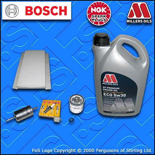 SERVICE KIT for FORD FOCUS MK1 1.4 PETROL OIL FUEL CABIN FILTER PLUGS +OIL 98-04