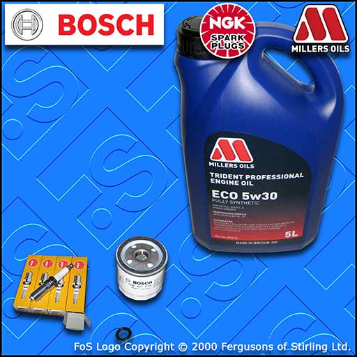 SERVICE KIT for FORD FOCUS MK1 1.4 PETROL OIL FILTER PLUGS +OIL (1998-2002)