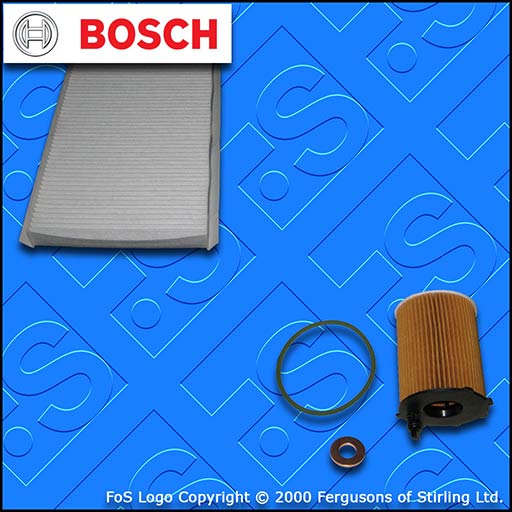 SERVICE KIT for DS DS4 1.6 BLUEHDI BOSCH OIL CABIN FILTERS (2015-2019)