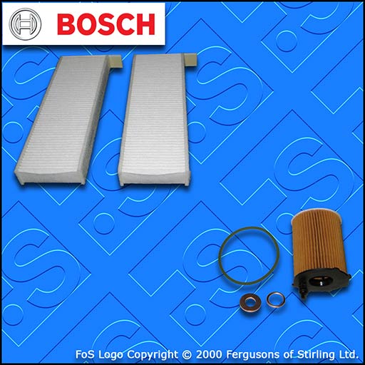 SERVICE KIT for TOYOTA PROACE 1.6 D BOSCH OIL CABIN FILTERS (2016-2019)