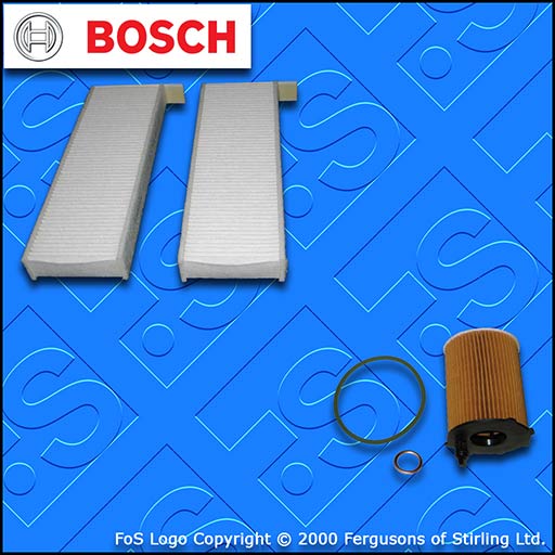 SERVICE KIT for PEUGEOT EXPERT 1.6 BLUEHDI BOSCH OIL CABIN FILTERS (2016-2019)