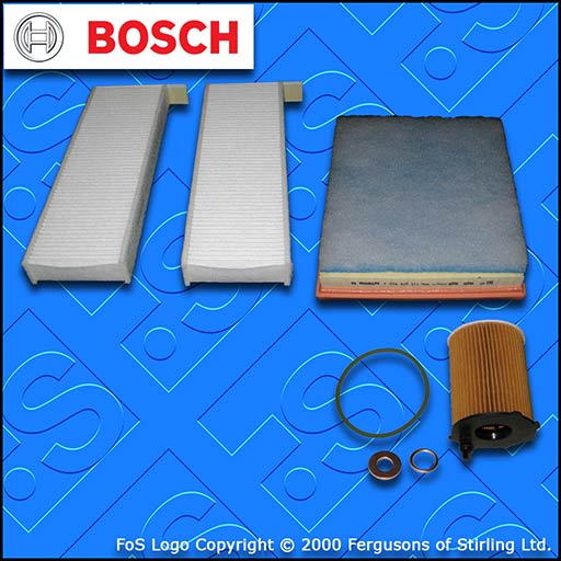 SERVICE KIT for TOYOTA PROACE 1.6 D BOSCH OIL AIR CABIN FILTERS (2016-2019)
