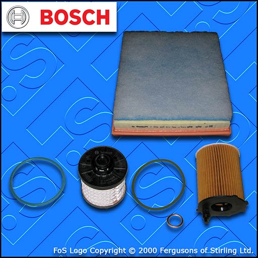 SERVICE KIT for PEUGEOT EXPERT 1.6 BLUEHDI OIL AIR FUEL FILTERS (2016-2019)