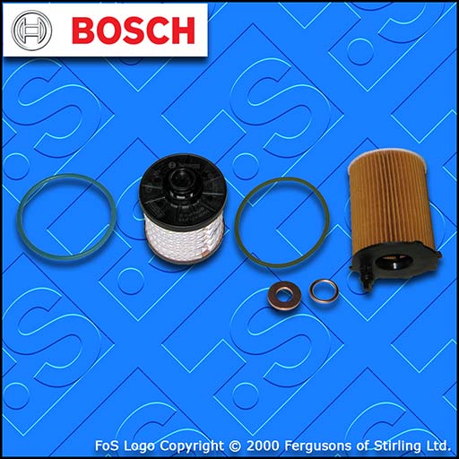 SERVICE KIT for TOYOTA PROACE 1.6 D BOSCH OIL FUEL FILTERS (2016-2019)