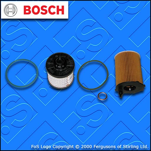 SERVICE KIT for PEUGEOT EXPERT 1.6 BLUEHDI BOSCH OIL FUEL FILTERS (2016-2019)