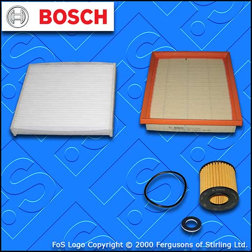 SERVICE KIT for LEXUS 200H CT (ZWA10) BOSCH OIL AIR CABIN FILTERS (2010-2017)