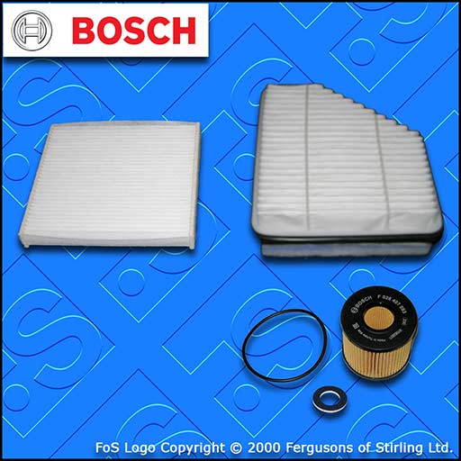 SERVICE KIT for TOYOTA AURIS NDE180 1.4 D-4D OIL AIR CABIN FILTERS (2012-2018)