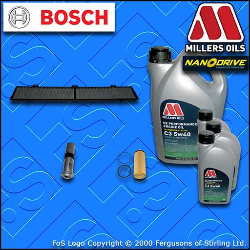 SERVICE KIT 2010 BMW 3 SERIES 330D E90 E91 E92 E93 N57 OIL FUEL CABIN FILTER+OIL