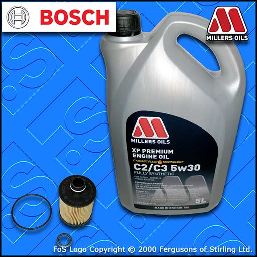 SERVICE KIT VAUXHALL ZAFIRA C MK3 2.0 CDTI A20 Y20 Z20 OIL FILTER+5w30 OIL 11-18