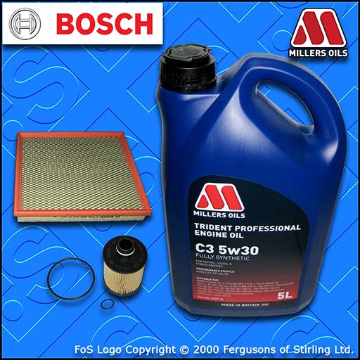 SERVICE KIT for OPEL VAUXHALL ASTRA J MK6 1.3 CDTI OIL AIR FILTER +OIL 2009-2016