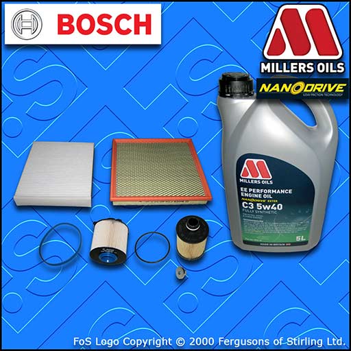 SERVICE KIT OPEL VAUXHALL ASTRA J MK6 1.3 CDTI OIL AIR FUEL CABIN FILTER +EE OIL