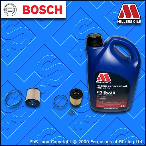 SERVICE KIT for OPEL VAUXHALL INSIGNIA 2.0 CDTI OIL FUEL FILTER +OIL (2008-2017)