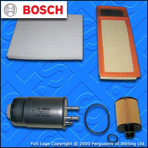 SERVICE KIT for PEUGEOT BIPPER 1.3 HDI OIL AIR FUEL CABIN FILTERS (2010-2017)