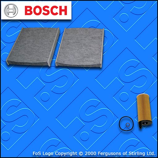 SERVICE KIT for BMW 5 SERIES F10 530D 190KW BOSCH OIL CABIN FILTERS (2011-2016)