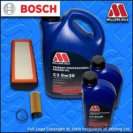 SERVICE KIT for BMW X5 (F15) 25D 30D 40D N57 OIL AIR FILTERS +C3 OIL (2013-2018)