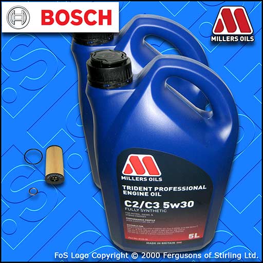SERVICE KIT for OPEL VAUXHALL MOVANO 2.3 CDTI OIL FILTER +C2/C3 OIL (2010-2022)