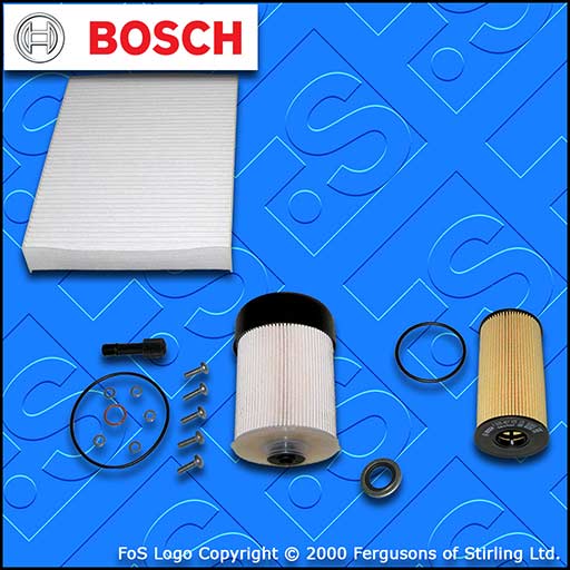 SERVICE KIT for RENAULT TRAFIC III 1.6 DCI OIL FUEL CABIN FILTERS (2014-2020)