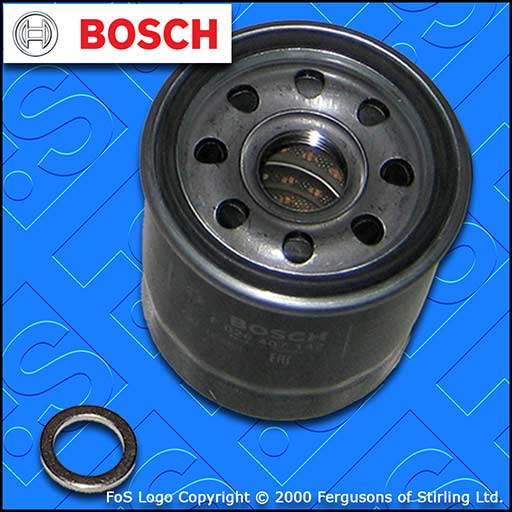 SERVICE KIT for HYUNDAI i10 1.0 BOSCH OIL FILTER SUMP PLUG SEAL (2016-2021)