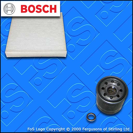 SERVICE KIT for KIA PICANTO JA 1.0 BOSCH OIL CABIN FILTERS (2017-2024)