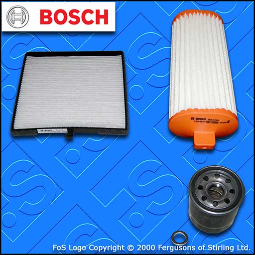 SERVICE KIT for HYUNDAI i10 1.0 BOSCH OIL AIR CABIN FILTERS (2016-2021)