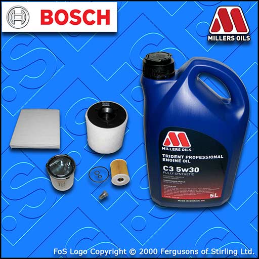 SERVICE KIT for VW POLO MK5 1.2 TDI OIL AIR FUEL CABIN FILTER +OIL (2009-2010)