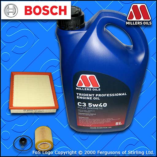 SERVICE KIT for BMW 3 SERIES F30 F31 320I N20 OIL AIR FILTER +LL OIL (2012-2018)