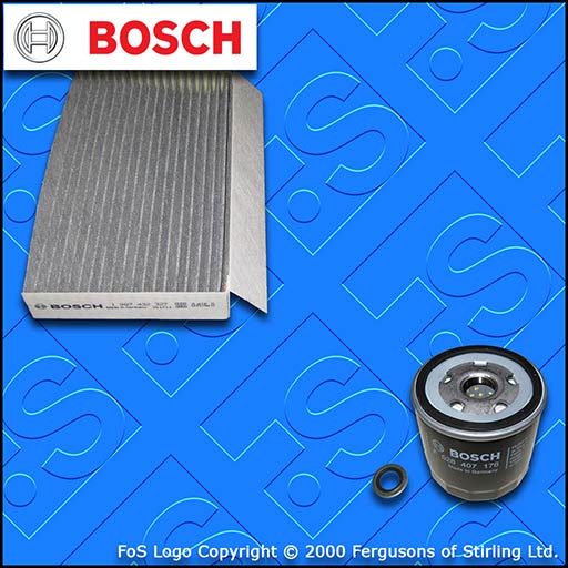SERVICE KIT for RENAULT MEGANE III 1.5 DCI BOSCH OIL CABIN FILTERS (2012-2016)