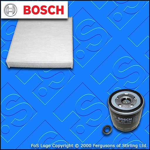 SERVICE KIT for RENAULT CLIO MK4 1.5 DCI BOSCH OIL CABIN FILTERS (2012-2019)