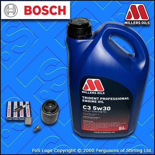 SERVICE KIT for AUDI A1 1.4 TFSI CAXA OIL FILTER PLUGS +OIL (2010-2010)