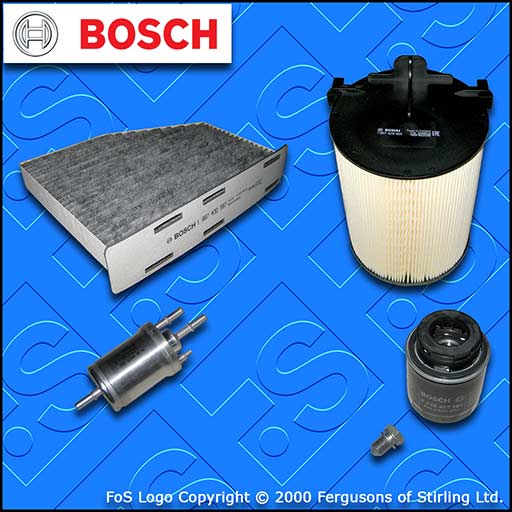 SERVICE KIT VW SCIROCCO 1.4 TSI CAXA CMSB OIL AIR FUEL CABIN FILTERS (2008-2010)