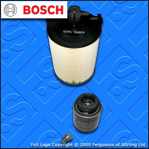 SERVICE KIT for VW SCIROCCO 1.4 TSI CAXA CMSB BOSCH OIL AIR FILTERS (2008-2010)