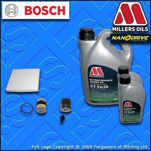 SERVICE KIT for PEUGEOT BOXER 2.2 HDI OIL FUEL CABIN FILTER +EE OIL (2013-2016)