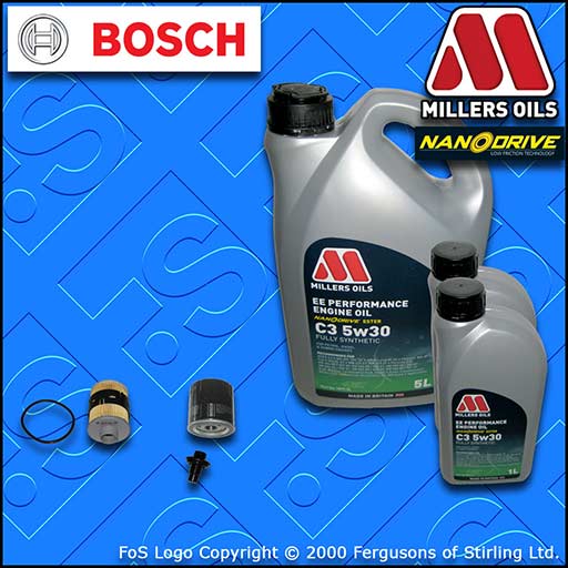 SERVICE KIT for PEUGEOT BOXER 2.2 HDI OIL FUEL FILTER with EE OIL (2013-2016)