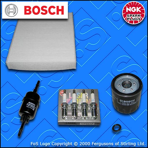 SERVICE KIT for FORD FIESTA MK6 ST150 OIL FUEL CABIN FILTERS PLUGS (2004-2008)