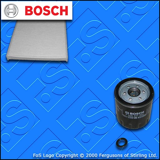 SERVICE KIT for FORD B-MAX 1.0 ECOBOOST BOSCH OIL CABIN FILTERS (2012-2019)