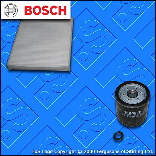 SERVICE KIT for FORD S-MAX 2.0 ECOBOOST BOSCH OIL CABIN FILTERS (2010-2014)
