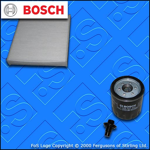 SERVICE KIT for FORD S-MAX 2.0 BOSCH OIL CABIN FILTER SUMP PLUG (2006-2014)