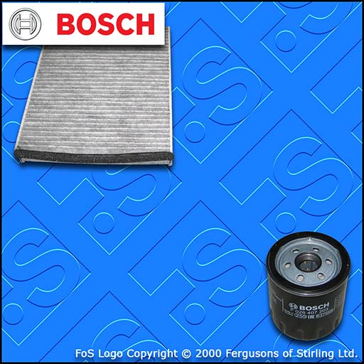 SERVICE KIT for FORD FOCUS MK3 RS BOSCH OIL CARBON CABIN FILTERS (2015-2018)