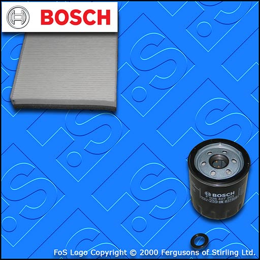 SERVICE KIT for FORD FOCUS MK3 1.6 TI-VCT BOSCH OIL CABIN FILTERS (2012-2018)