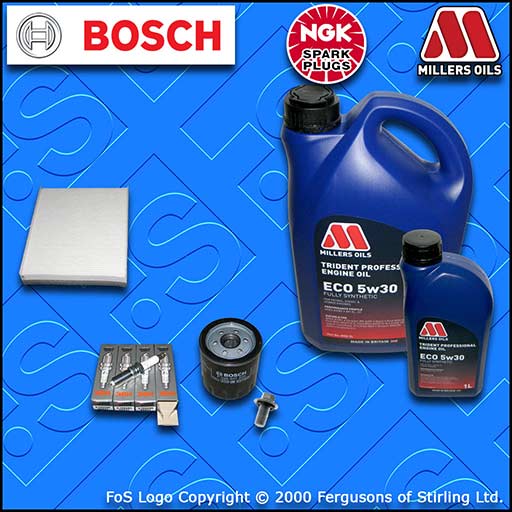 SERVICE KIT for FORD FOCUS MK3 2.0 ST OIL CABIN FILTERS PLUGS +OIL (2012-2015)