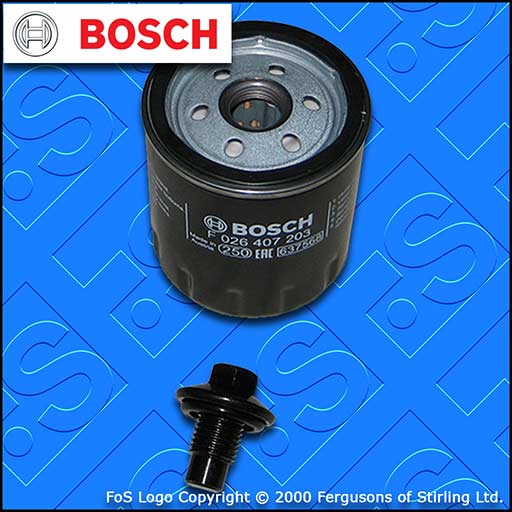 SERVICE KIT for FORD B-MAX 1.0 ECOBOOST BOSCH OIL FILTER SUMP PLUG (2012-2019)