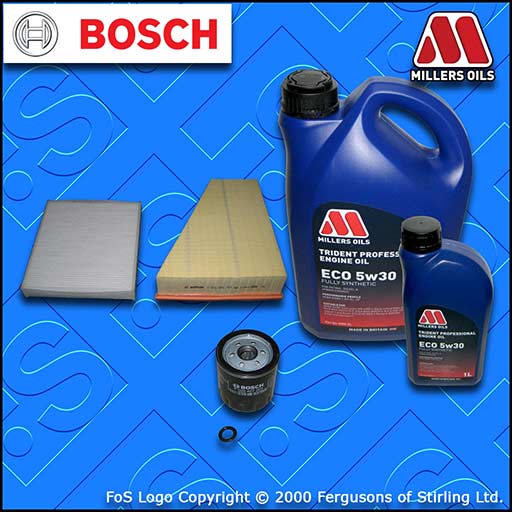 SERVICE KIT for FORD S-MAX 2.0 ECOBOOST OIL AIR CABIN FILTER +LL OIL (2010-2014)