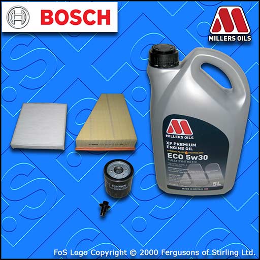 SERVICE KIT for FORD S-MAX 2.0 OIL AIR CABIN FILTER SUMP PLUG +ECO OIL 2006-2014